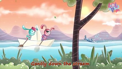 Row Row Row Your Boat with lyrics - by Lolipapi (PIRATE VERSION) // Nursery Rhyme