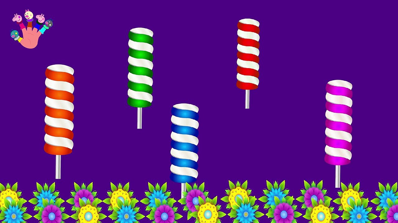 Lollipop Finger Family Songs - Daddy Finger