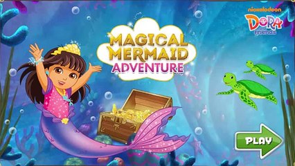 DORA LA exploradora Dora la Mágica Aventura de Sirena de la Película | Juego de Dora y a sus Amigos | Dora