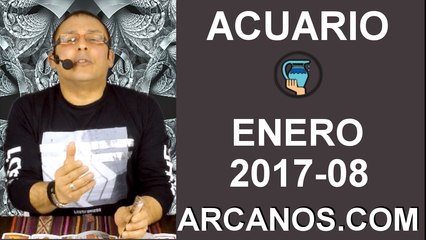 ACUARIO FEBRERO 2017-19 al 25 Feb 2017-Amor Solteros Parejas Dinero Trabajo-ARCANOS.COM