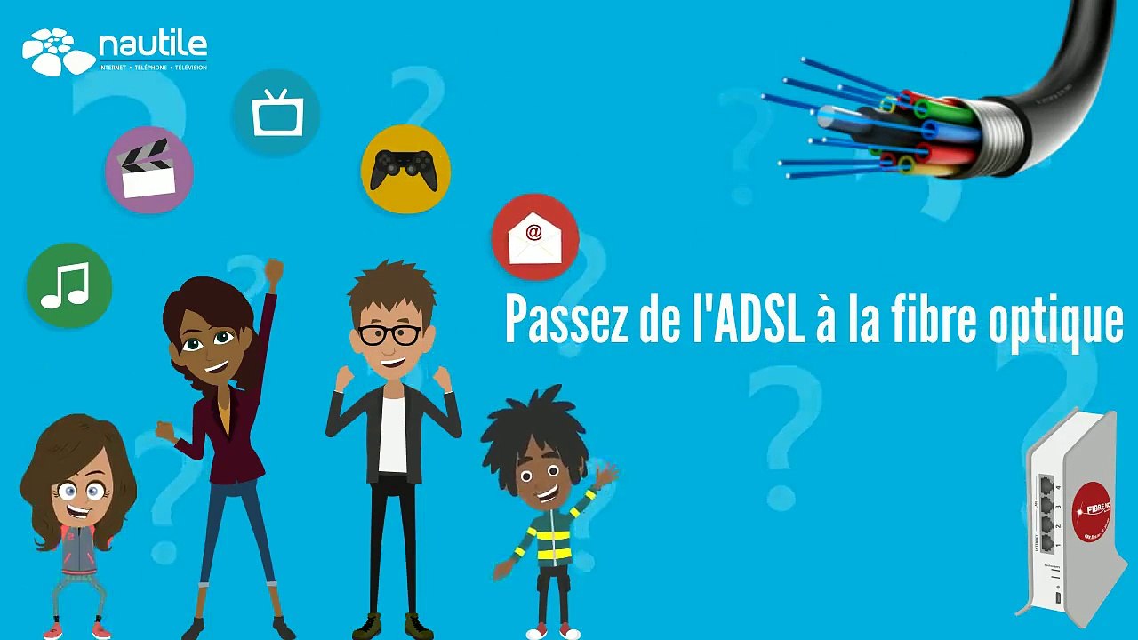 Passez de l'ADSL à la fibre optique - Nautile Internet Nouméa