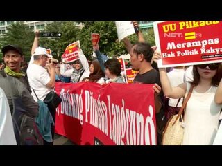 Ratusan Warga Tanda Tangani Petisi Menolak Pilkada Via DPRD -NET17