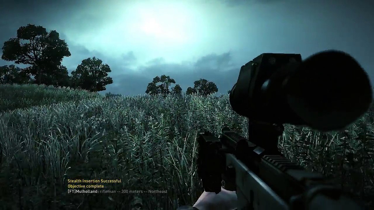 Operation Flashpoint  Dragon Rising  Walkthrough on Hardcore - Mission 2 - Blinding the Dragon