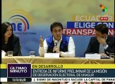 Rechaza UNASUR acusaciones de fraude en comicios de Ecuador