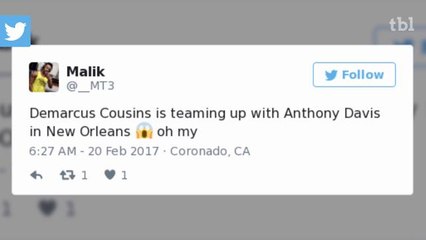 Twitter reacts to Cousins trade