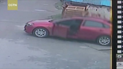 Car plunges into river