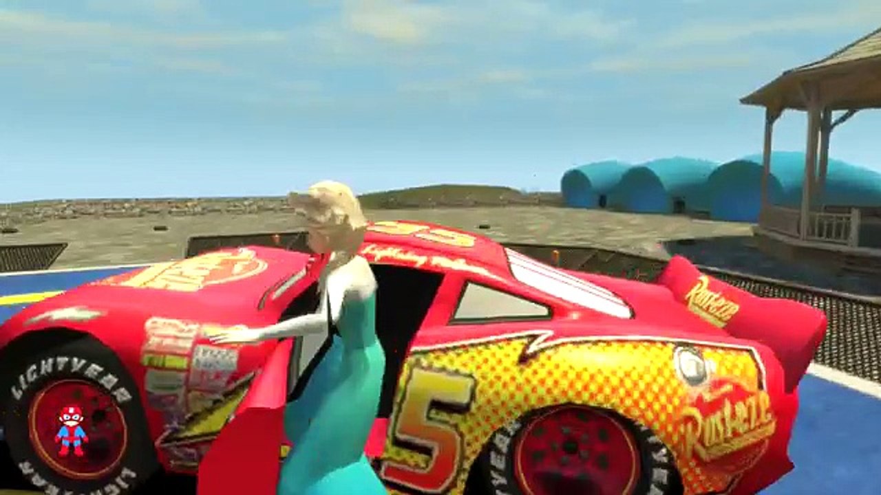 Frozen Elsa Anna Lightning McQueen Wheels on the Bus Nursery Rhymes A+SuperheroSchool