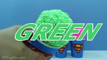 Superman Surprise eggs Cups Foam Clay Peppa Pig   Disney toys videos for children #1