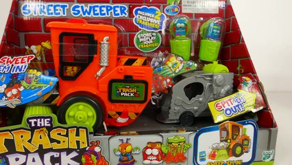 Street Sweeper Vehicles!! The Trash Pack Toys Playset for Kids