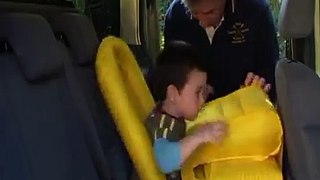 Novo tipo de airbag para crianças