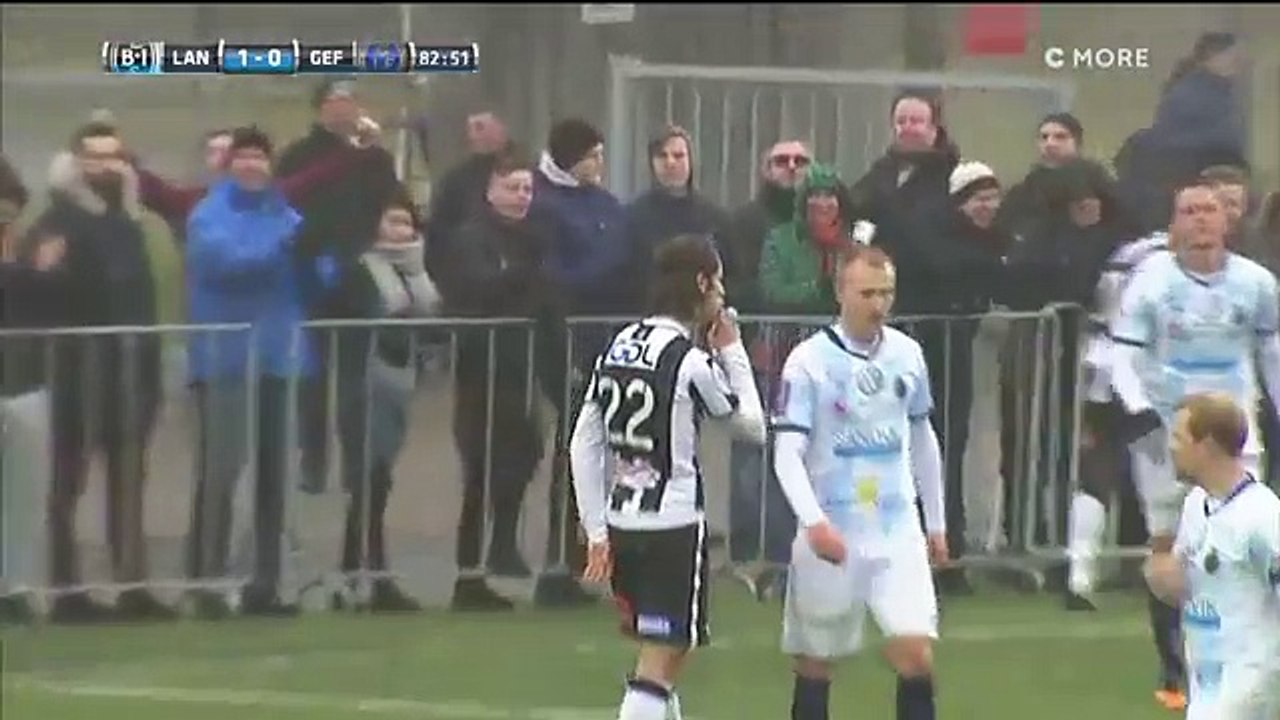 Landskrona 2:1 Gefle (Swedish Cup. 19 February 2017)