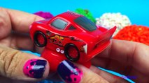Surprise Toy PlayDoh Shapes Disney CARS Lightning McQueen Disney Princess Jasmine Minions