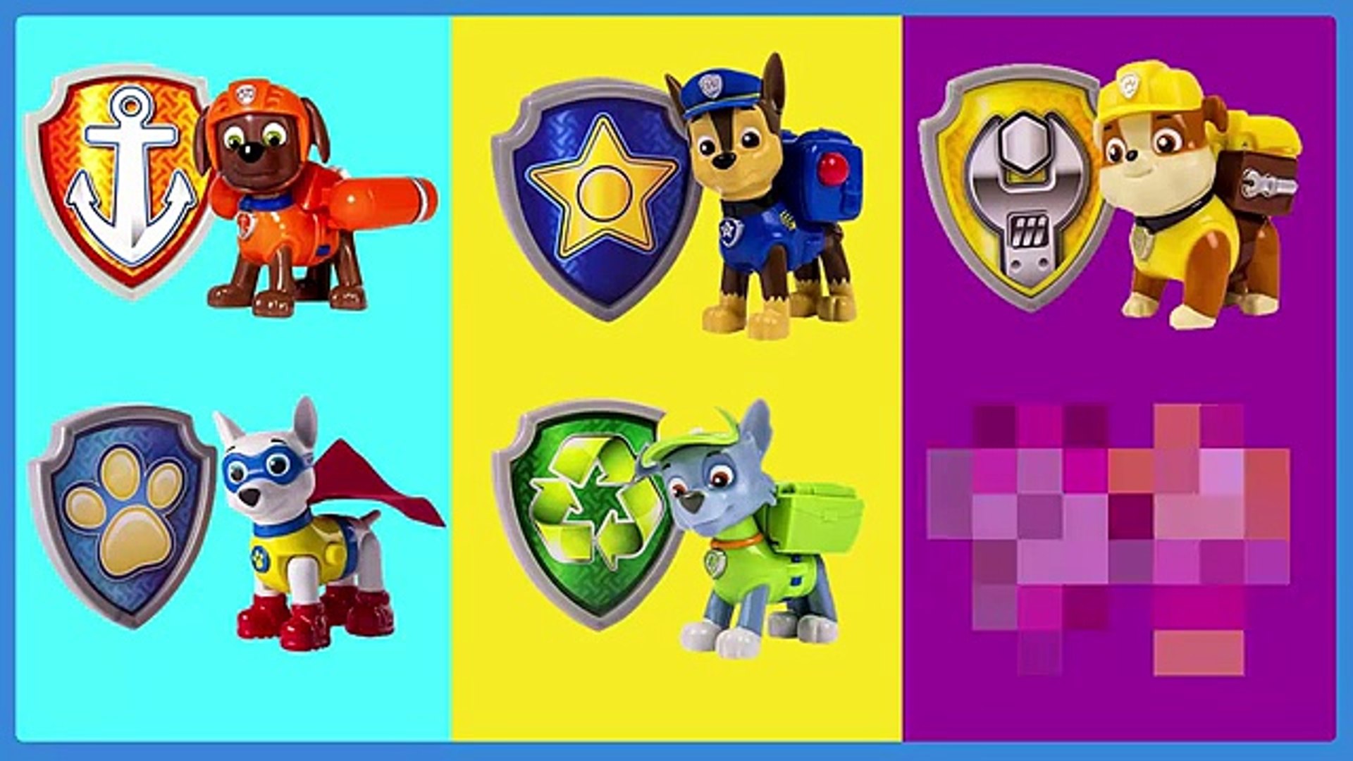 muñecos de los paw patrol