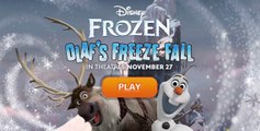 Frozen Película de Juego de la Olaf de Congelación de la Caída Libre Juegos de Disney
