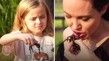 Angelina Jolie eats Scorpions and Spiders with Her Kids in Cambodia
