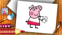 Peppa Pig and Daddypig BEST Coloring Book Pages Kids Fun Art Activities Rainbow Coloring V