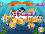 ♛Princesses Disney Mermaid -Princess Elsa and Anna Becomes A Real Mermaid/Принцессы Диснея