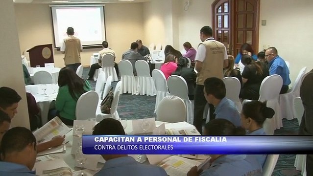 Capacitan a personal de fiscalia contra delitos electorales