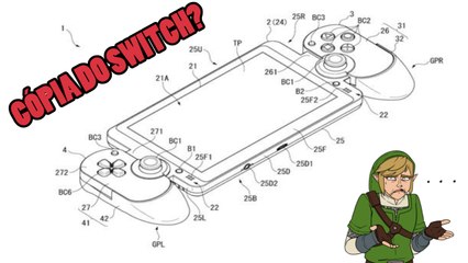 SONY REGISTRA PATENTE DE PRODUTO PARECIDO COM NINTENDO SWITCH