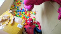 Spiderman vs Frozen Elsa vs Pink Spidergirl Mermaid Gymnastics! w/ Joker Gummy Prank - Fun
