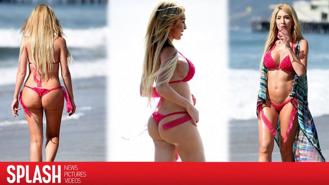 Farrah Abraham Wears Hot Pink Bikini