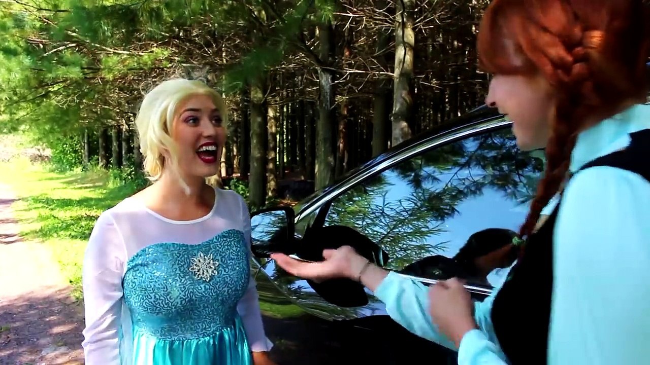Frozen Elsa & Anna Turn Into SUPERHEROES w  Spiderman Joker Princess Belle Snow White Joker Girl Fun