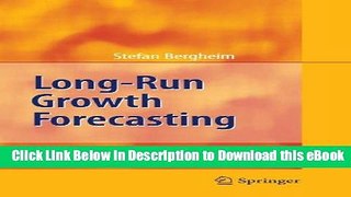 eBook Free Long-Run Growth Forecasting Free Online