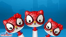 hello kitty finger family song Comptines pour Bébé | Spiderman Finger Family Nursery Rhyme