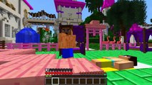 BEBÉ LEAH APRENDE A NADAR!!! Minecraft Poco Donny Aventuras.