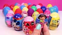 SURPRISE EGGS PEPPA PIG MICKEY MOUSE MINNIE MOUSE МASHA AND THE BEAR POCOYO SPIDERMAN PLAY