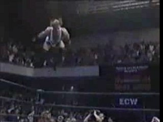 ECW - Rob Van Dam Hits A 5-Star Frog Splash On Scotty Antone