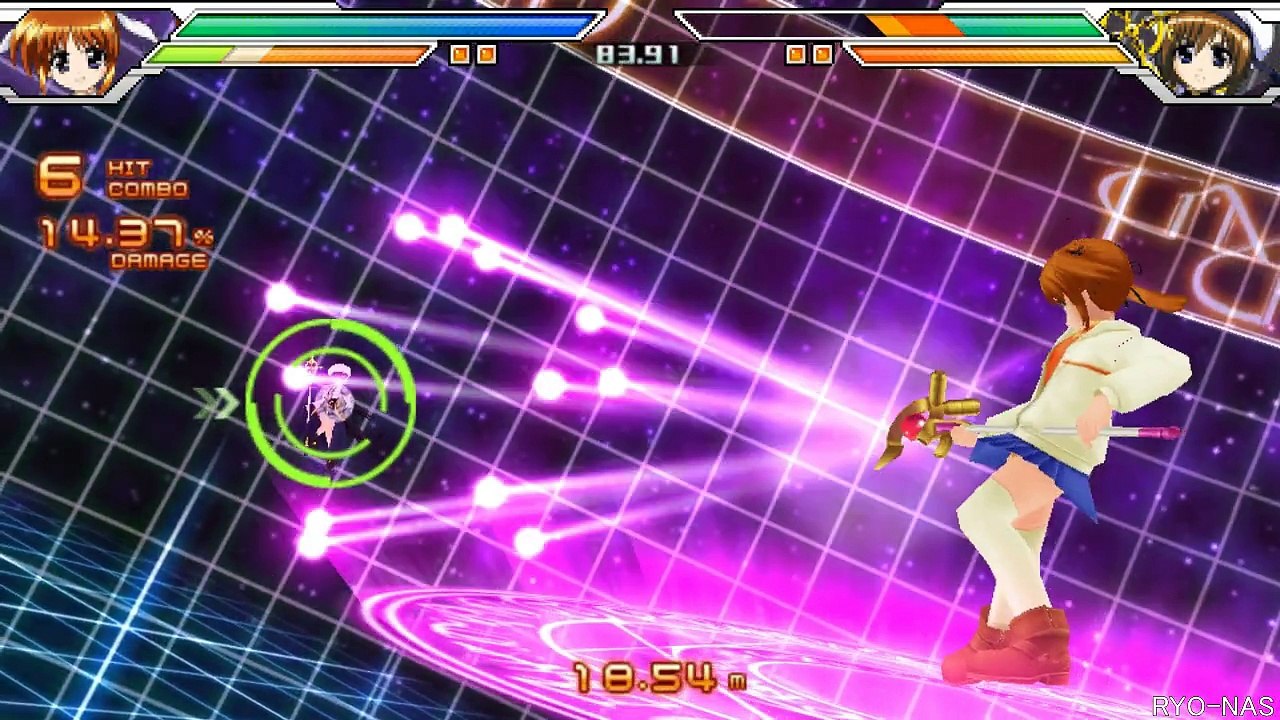 【game Ryona】Magical Girl Lyrical Nanoha GoD Hayate はやて リョナ #1【魔法少女リリカルなのは PSP】