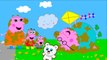 Coloring Pages Peppa Pig Flying A Kite. Peppa Coloring Book #69