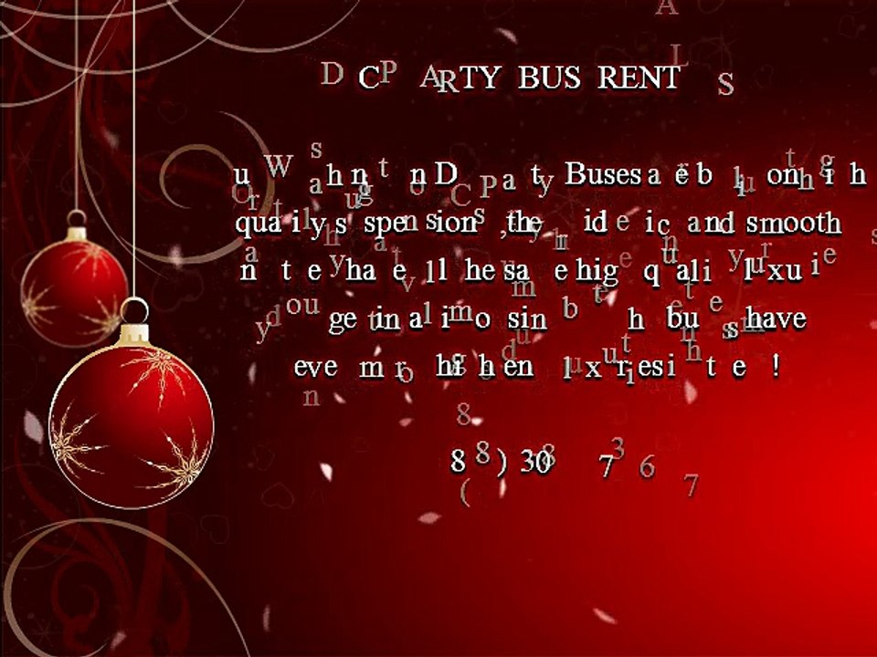 Party Buses Rentals DC