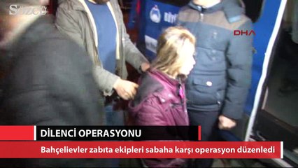 Zabıtadan Suriyeli dilencilere operasyon
