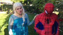Elsa & Spiderman Fly A Unicorn To Space! Fun Superhero Kids In Real Life In 4K