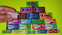 A lot of Candy Man going on a Chewing gum Countdown & A Challenge of 21 sticks in my Big Mouth Baby!