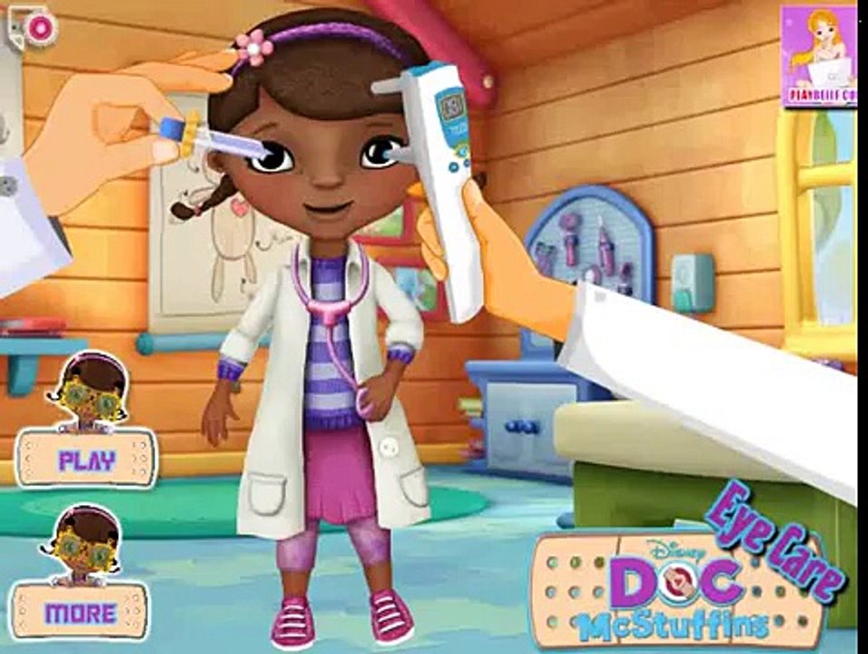 Doc Mcstuffins treats leg (Доктор Плюшева лечит ногу) - прохождение игры