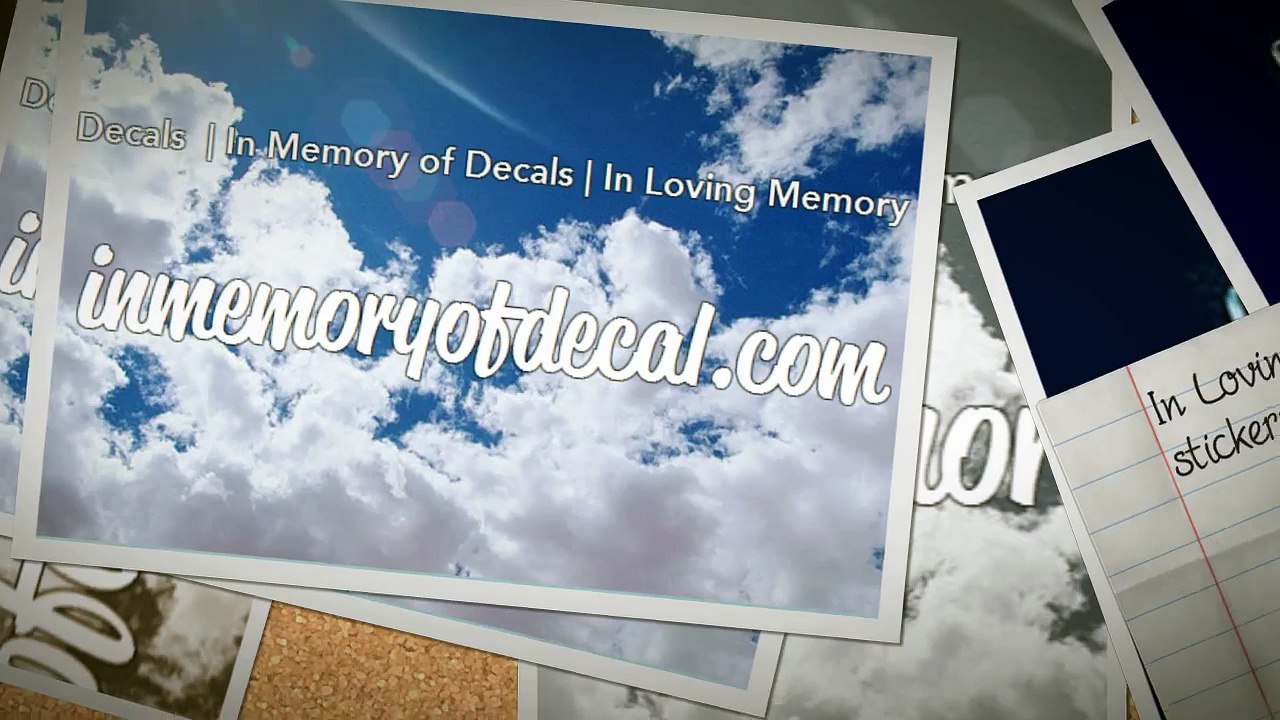 Order Special Custom-made Loving Memorial Decals
