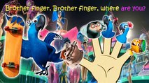 Rio 2 Finger Family Nursery Rhymes Lyrics