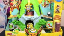 DISNEYS MAGICAL TIKI HIDEOUT FROM JAKE AND THE NEVERLAND PIRATES PLAYSET VIDEO TOY REVIEW