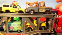 Disney Pixar Cars The Haulers with Mack and Lightning McQueen Off Road Mater and more