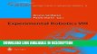 download epub Experimental Robotics VIII (Springer Tracts in Advanced Robotics) (v. 8) Read Online
