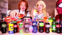 Frozen Elsa & Anna NAIL POLISH CHALLENGE! w_ Spiderman Joker McDonalds Pepsi Kids Fun In Real Life-lVMi1Ci2ex0