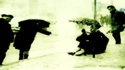 Istanbul'dan Eski Kış Manzaraları