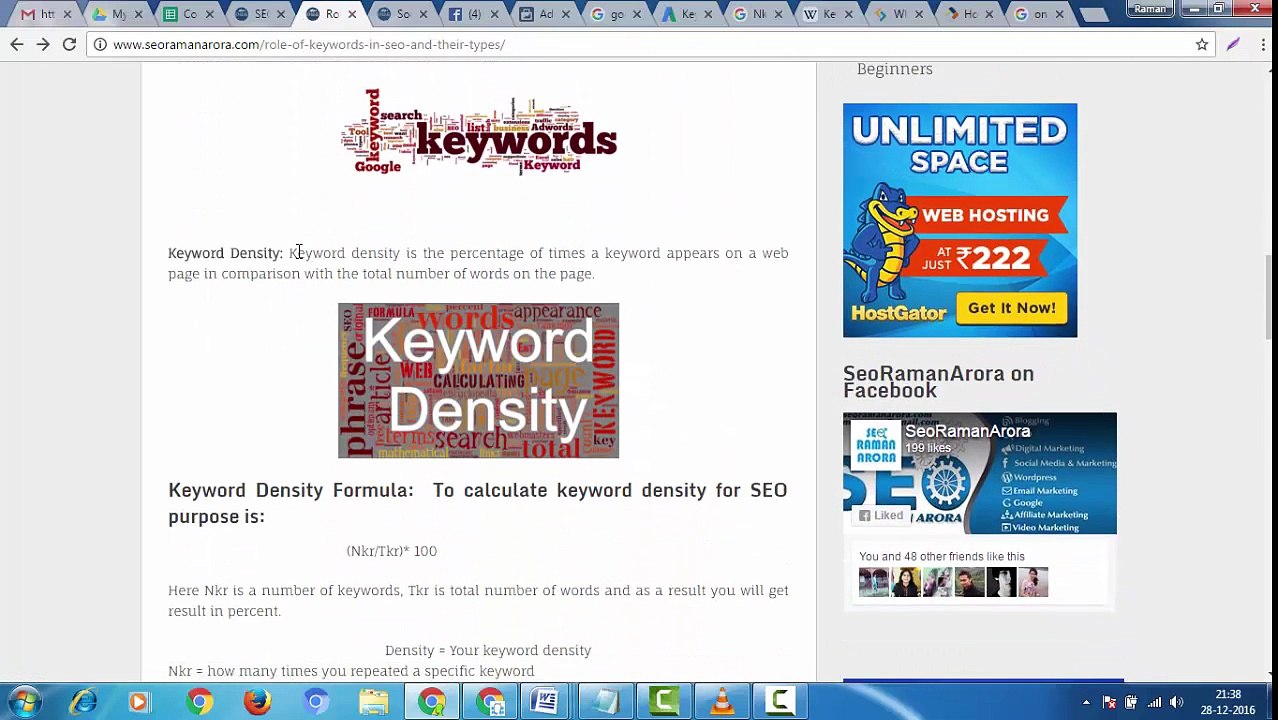 Role of Keywords in SEO and their types - Seo - Wordpress Tips and tricks