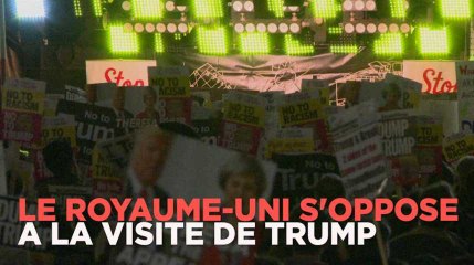 Les Britanniques manifestent en masse contre une visite de Trump