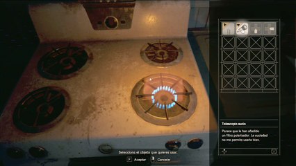 Resident Evil 7, gameplay Historia 11, El puzzle de la tarta la vela y los globos de Lucas