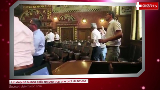Un député suisse colle un peu trop une prof de fitness