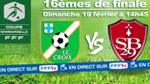 Gambardella : Résumé des 16èmes entre Croix et Brest (0-5)